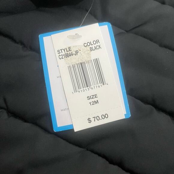 Carter's Solid Puffer Jacket Wind & Water Resistant Black - Picture 6 of 6